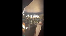 Dozens of Dom Perignon as the Ukrainian jet-set parties hard at France's flashiest ski resort