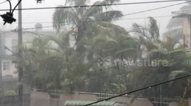 Heavy rains and strong winds as Batsirai cyclone hit Moka, Mauritius