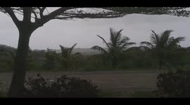 Strong winds and heavy rain as Cyclone Batsirai hit Taolagnaro, Madagascar