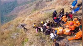 Youth stuck on a cliff in South India saved by Army after epic two-day rescue mission