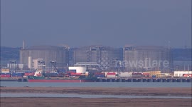 Gas facilities on Isle of Grain, Kent as UK energy bills soar