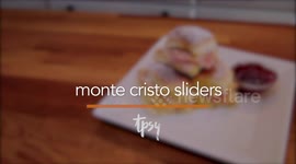Monte Cristo sliders are the perfect small savory sweet snack