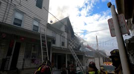3rd Alarm Fatal Fire, Birch Street, Shamokin, Pennsylvania #5