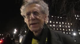 Piers Corbyn comments on Cressida Dick's resignation outside new Scotland Yard