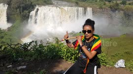 The Blue Nile Falls is a waterfall on the Blue Nile river in Ethiopia. It is known as Tis Abay in Amharic, meaning 