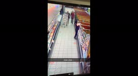 Employee Wheels Cart Full Of Produce And Hits Bump And Tips Everything Over