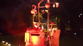 Inspired Dickensian Fire Laboratory lights up park in spectacular fashion in Kent, UK