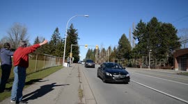 'Freedom Convoy' in Surrey, BC, Canada