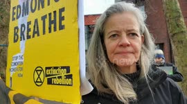 Protesting to Stop the edmonton incinerator