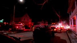 Ice cream melted and veggies cooked in Dramatic commercial building fire in Rington, Pennsylvania #1