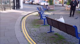 Council performs rapid u-turn after painting no-parking lines behind benches in Kent, UK