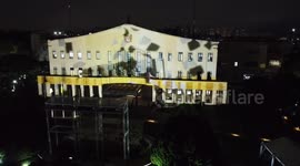 Celebrating 100 years of the 1922 Modern Art Week, Palácio dos Bandeirantes, in in São Paulo, Brazil