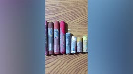 Artist transforms old books by using them as a canvas for oil pastels