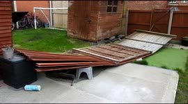 Storm eunice hits the coastline of Britain as wind speed reaches 80 - 90 miles per hour