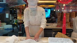 Chinese dumpling chief in London Chinatown