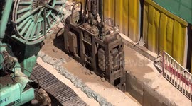 Beijing buildings cracks by construction, google location:39.875985, 116.451956.