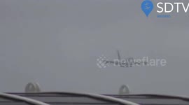 Storm Eunice batters A380 on approach to London Heathrow Airport