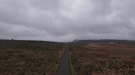 drone accident due to loss of control on the plain in the light rain