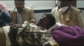 Watch - Man miraculously survives even after 6 feet iron rod pierced through his stomach