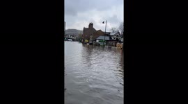 Newsflare Edit - Flooding in Matlock 21st feb 2022