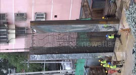 Beijing Subway Line 17 construction cracks residential building in Beijing in 2020-3rd