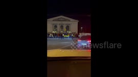 Ukrainian residents of 'independent state' protest against Russian aggression in contested oblast