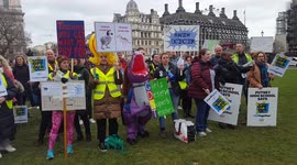 Teachers pensions under threat .rally at Parliement sq dissatified with conditions of fire and rehire over new pension schemes