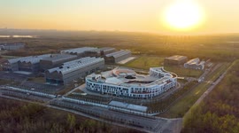 Aerial View Of Integrated Research Facility for Key Systems of Fusion Reactor Host In Hefei, China