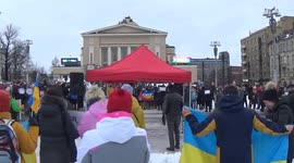 Rallies in support of Ukraine amid war outbreak across Finland