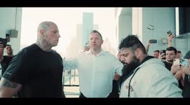 Martyn Ford and Iranian Hulk come to blows during heated face-off