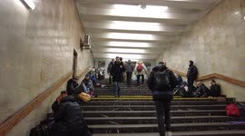 Open Gates, Closed Doors: Ukrainians Assemble In Metro Stations As The World Closes All Doors On Them