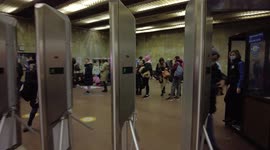 Turnstile Turns, Kyiv Burns: Ukraine Uses Metro Stations As Bomb Shelters And Makes Public Transport Free