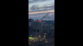 Kyiv burns as Russian invasion continues