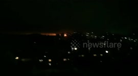 Ukraine: signs of military actions in the night sky