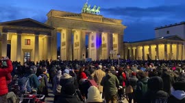Huge anti-war rally take place in Berlin, Germany