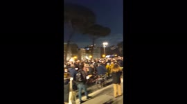 Lantern rally against war takes place in Rome, Italy