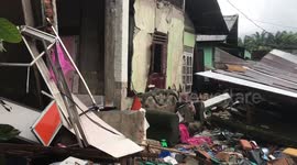 Refugee Victims Earthquake of West Sumatra Indonesia