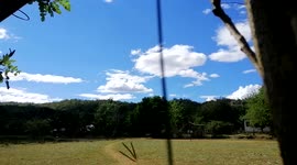 Time Laps in the Field at 2 o'clock in the afternoon.