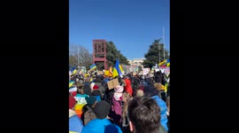 Anti-War Protest in Geneva, Switzerland