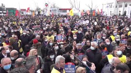 A rally was held in Istanbul, Turkey demanding 