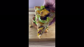 Tiktok Chef Turns the Classic Big Mac Burger into an amazing looking Pizza