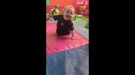 'Baby boy with only one arm and no legs is a beacon of determination and optimism'