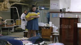 Four weeks of war in Ukraine: Hospital sets up maternity ward in basement (March 2)