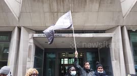Demo at CPS - Stop Prosecuting Cross Channel Refugees!, London, UK