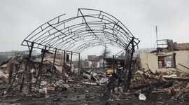 Strong footage shows Ukrainian city of Chernihiv destroyed by Russian military strikes