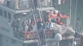 Channel crossings see lifeboats bring dozens of migrants to Dover shore