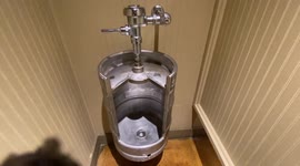 You drink from a beer keg, then, at Capone's -a gangster themed restaurant in Fort Myers, Florida - you relieve yourself in beer keg too!!!