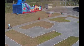 Dangerous attraction: a trampoline with children overturned in Kamchatka