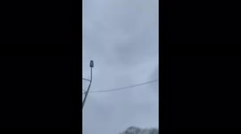 Kharkiv city center after city fights with small groups of russian troops and bombing of Security Service and Kharkiv National University. View from main street