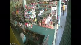 CCTV footage shows moment 6.1-magnitude earthquake struck west Indonesia